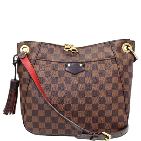 louis vuitton south bank besace damier ebene brown|Louis Vuitton besace bag.